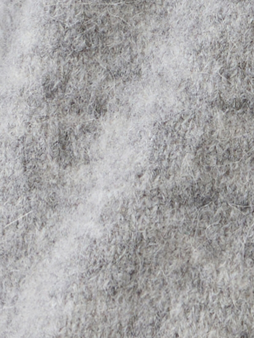 Gebreide trui - grijs, Medium Grey Melange, hi-res