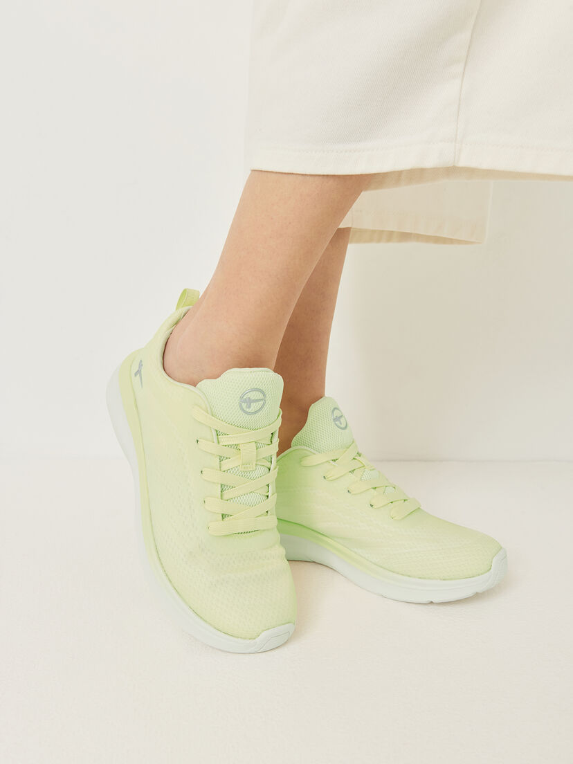 Sneaker - geel, LT YELLOW, hi-res