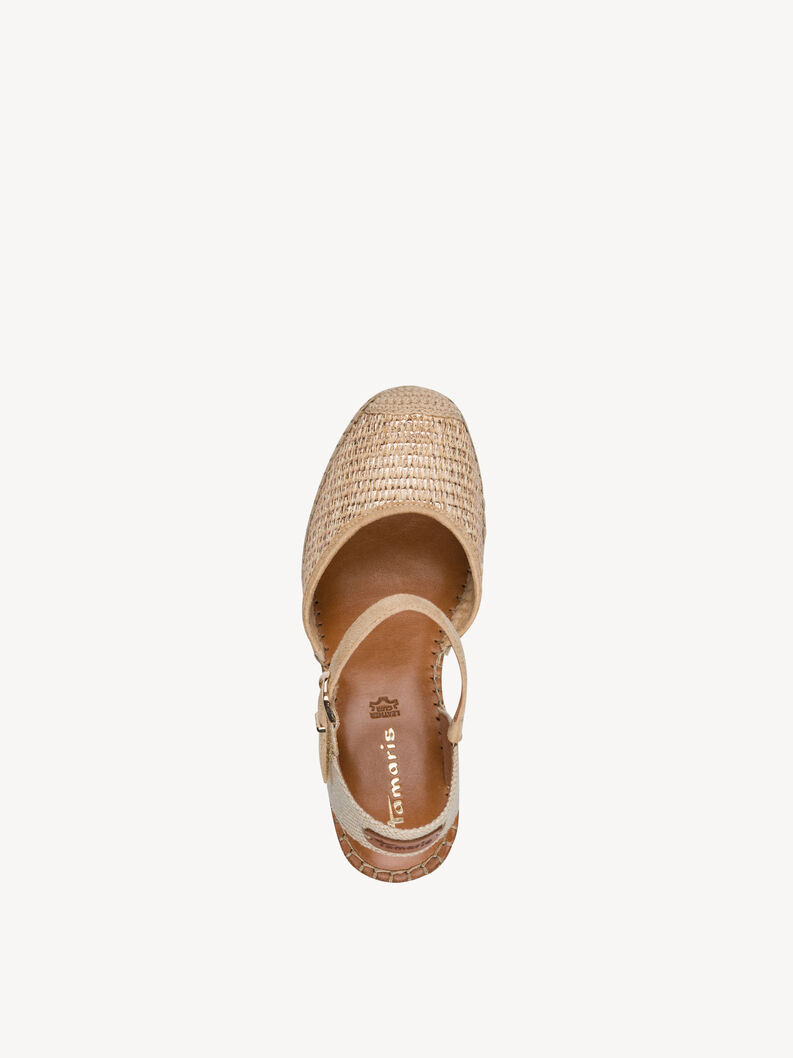 Espadrill - m&eacute;tallique, LIGHT GOLD, hi-res