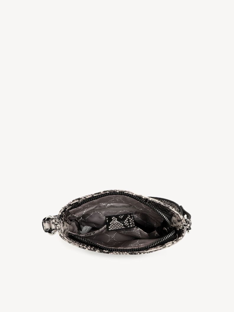 Satchel - black, white-snake, hi-res