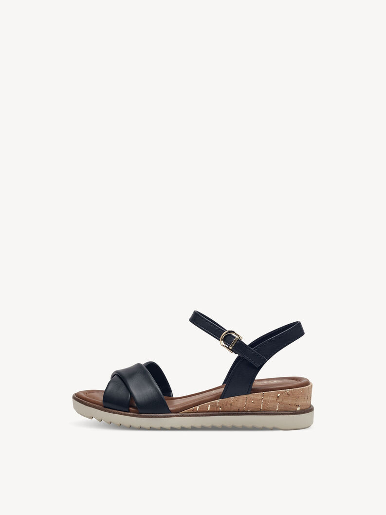 Heeled sandal, NAVY, hi-res