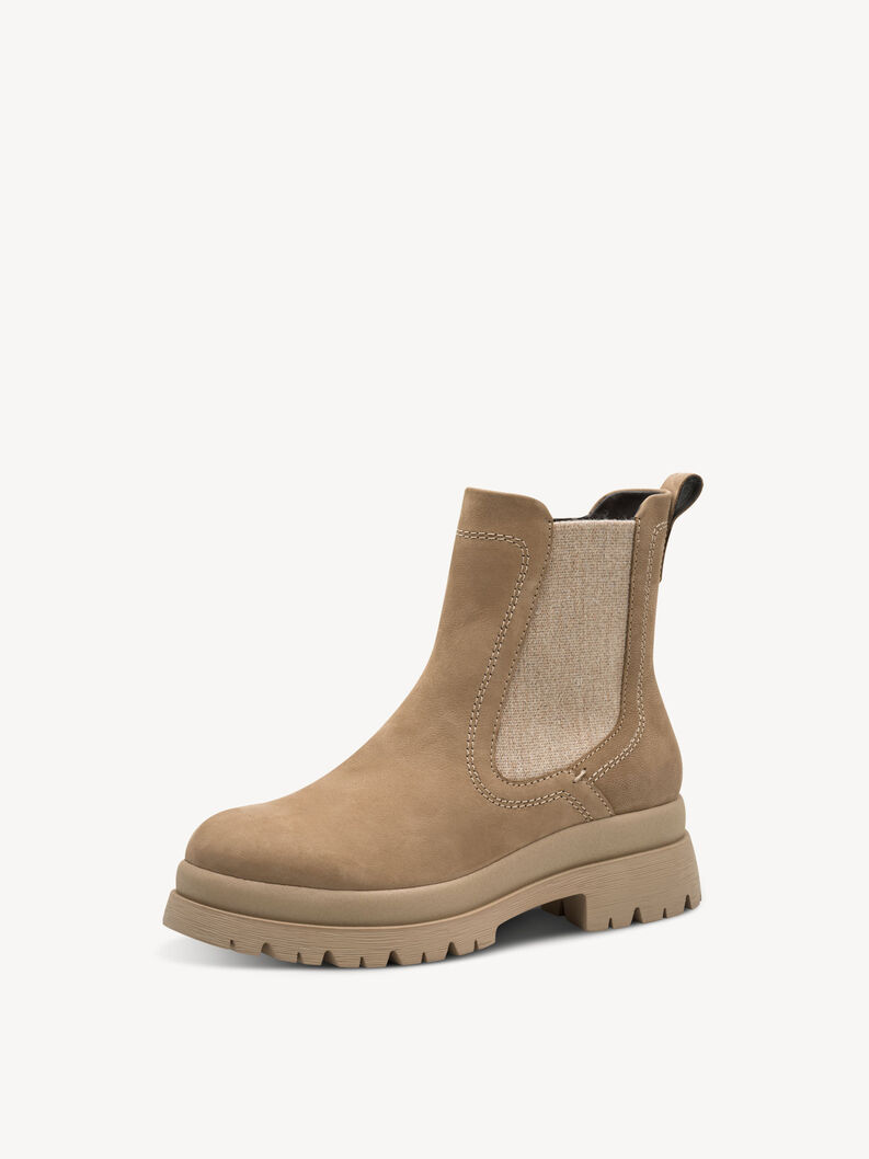 Bottine Chelsea en cuir - marron, 310, hi-res