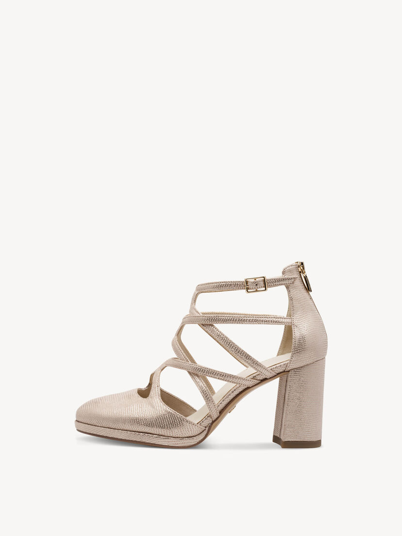 Pumps, LT GOLD STRUCT, hi-res