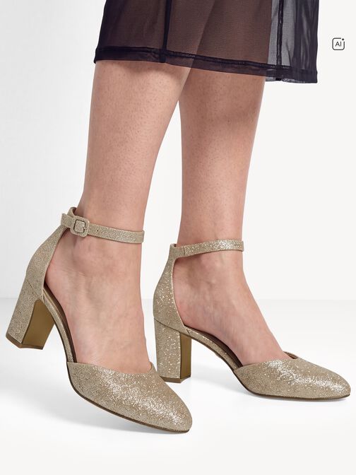 Pumps, LT.GOLD GLAM, hi-res