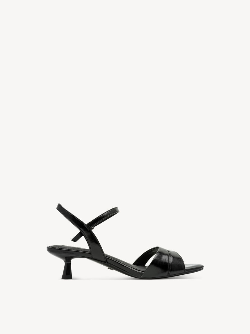Sandaaltje - zwart, BLACK, hi-res