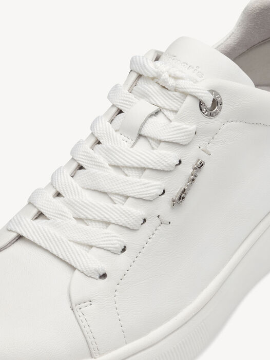Sneaker, WHITE LEATHER, hi-res