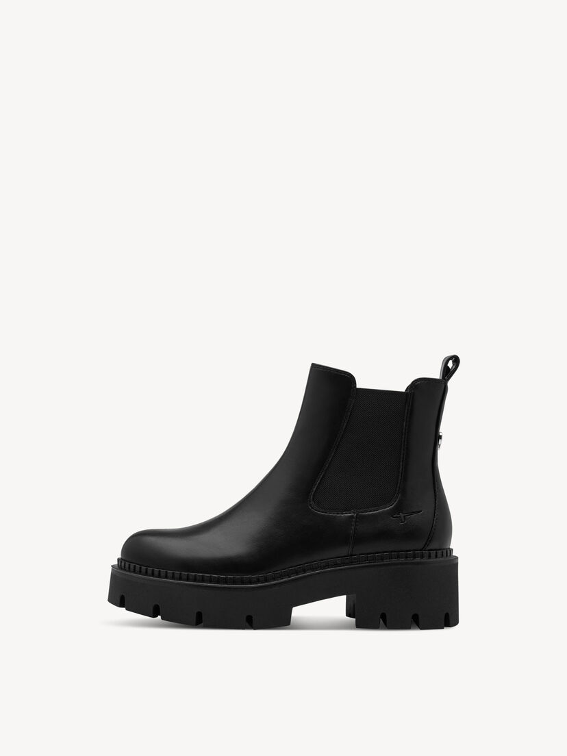 Chelseaboot - zwart, BLACK, hi-res