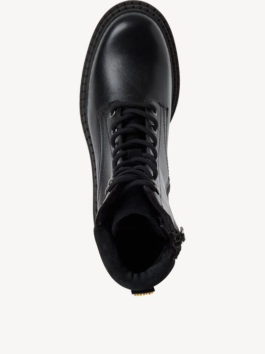 Enkellaarsje, BLACK LEATHER, hi-res