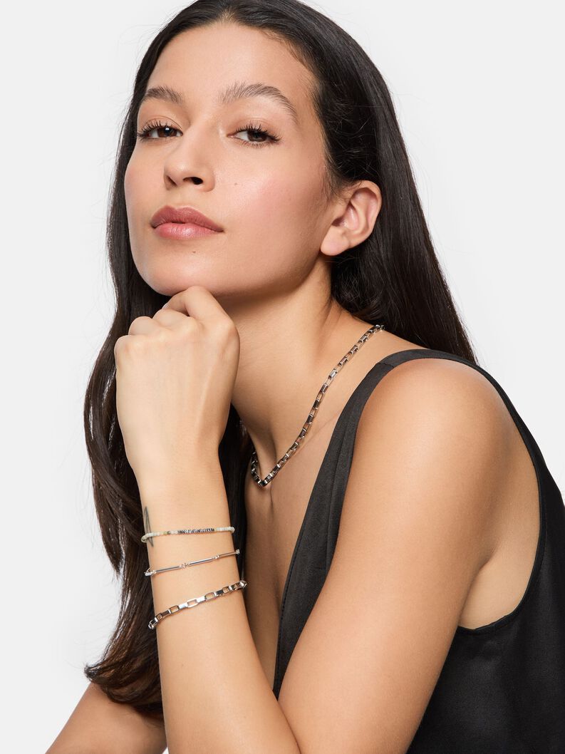 Bracelet - silver, silver, hi-res