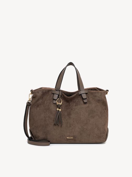Shopping bag, taupe, hi-res