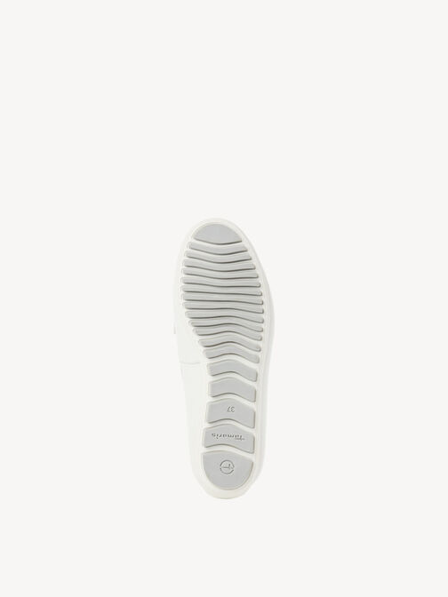 Mocassin, WHITE LEATHER, hi-res