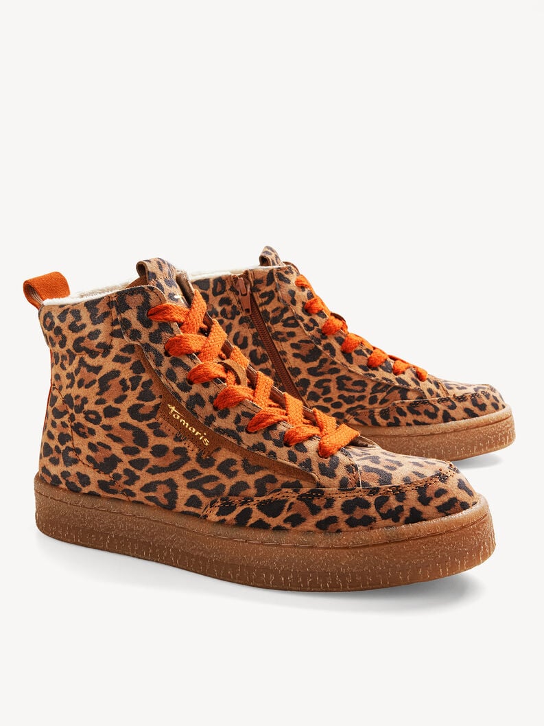 Ankelboots - brun, LEOPARD, hi-res
