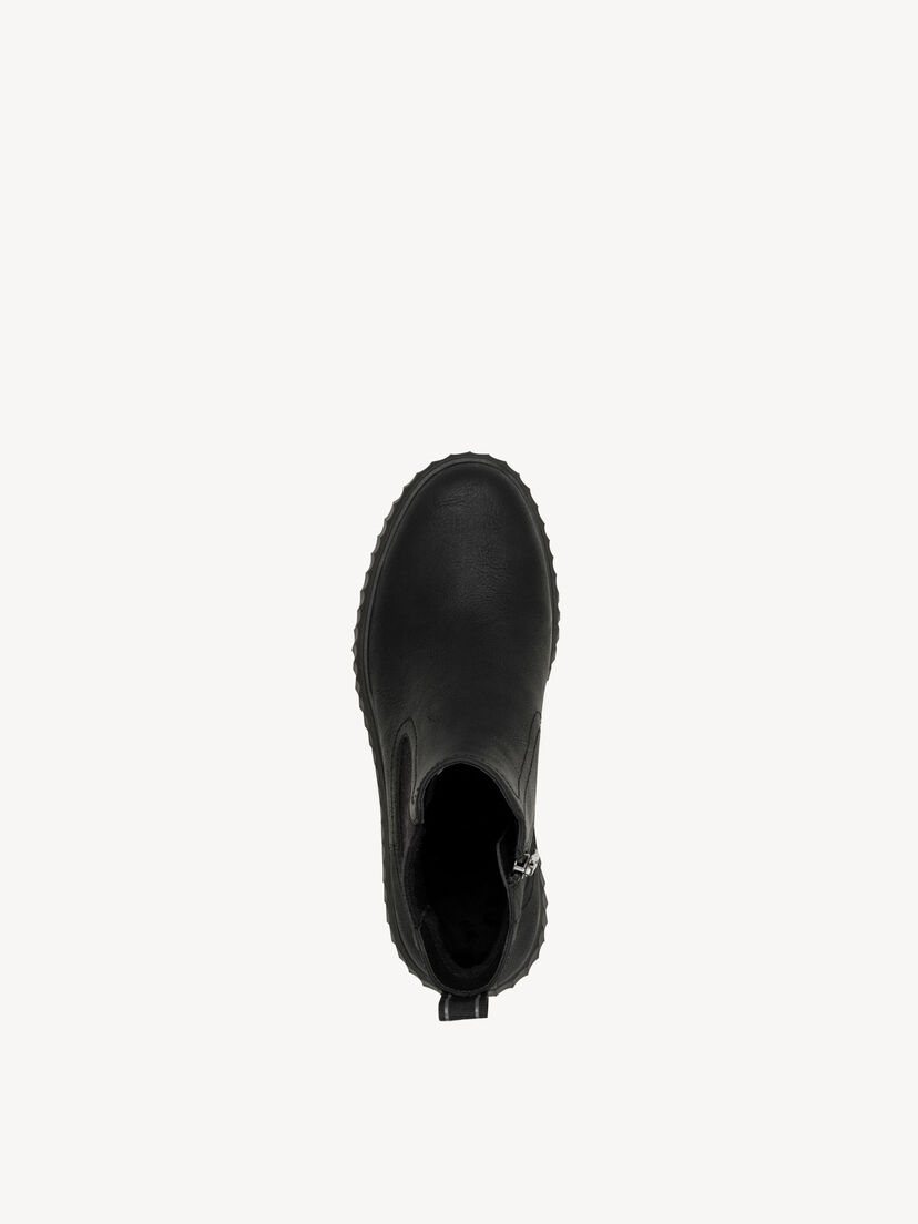 Enkellaarsje - zwart, BLACK, hi-res
