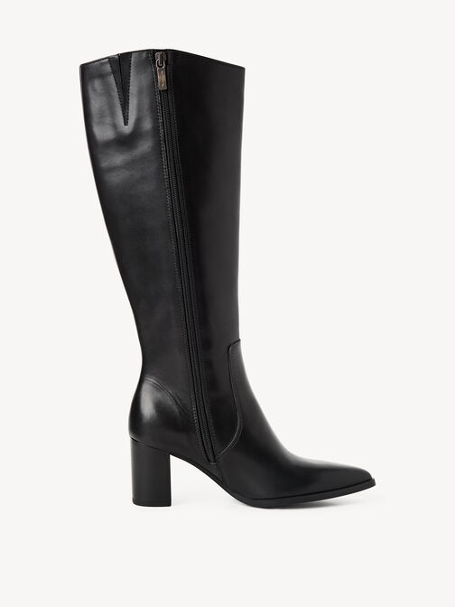 Boots, BLACK LEATHER, hi-res