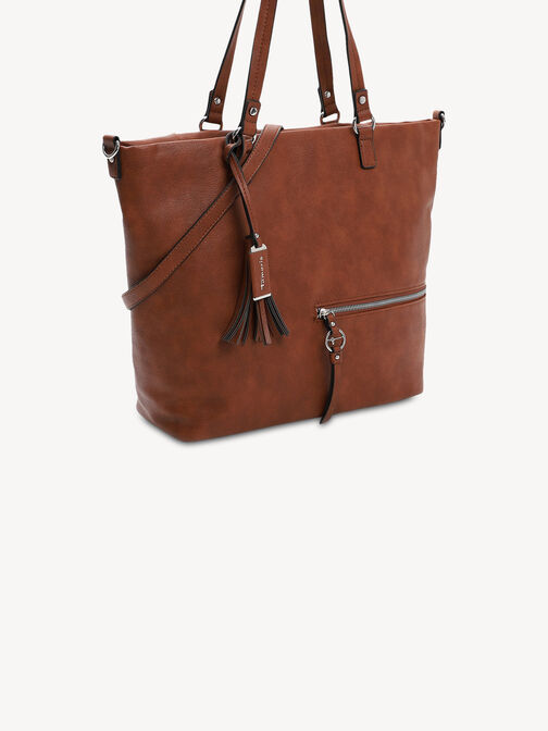 Shopping bag, cognac, hi-res