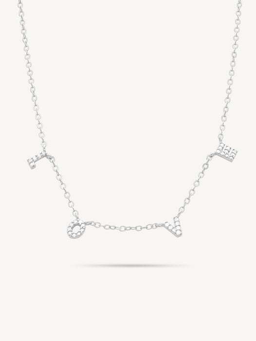 Halskettinge, zilver, hi-res