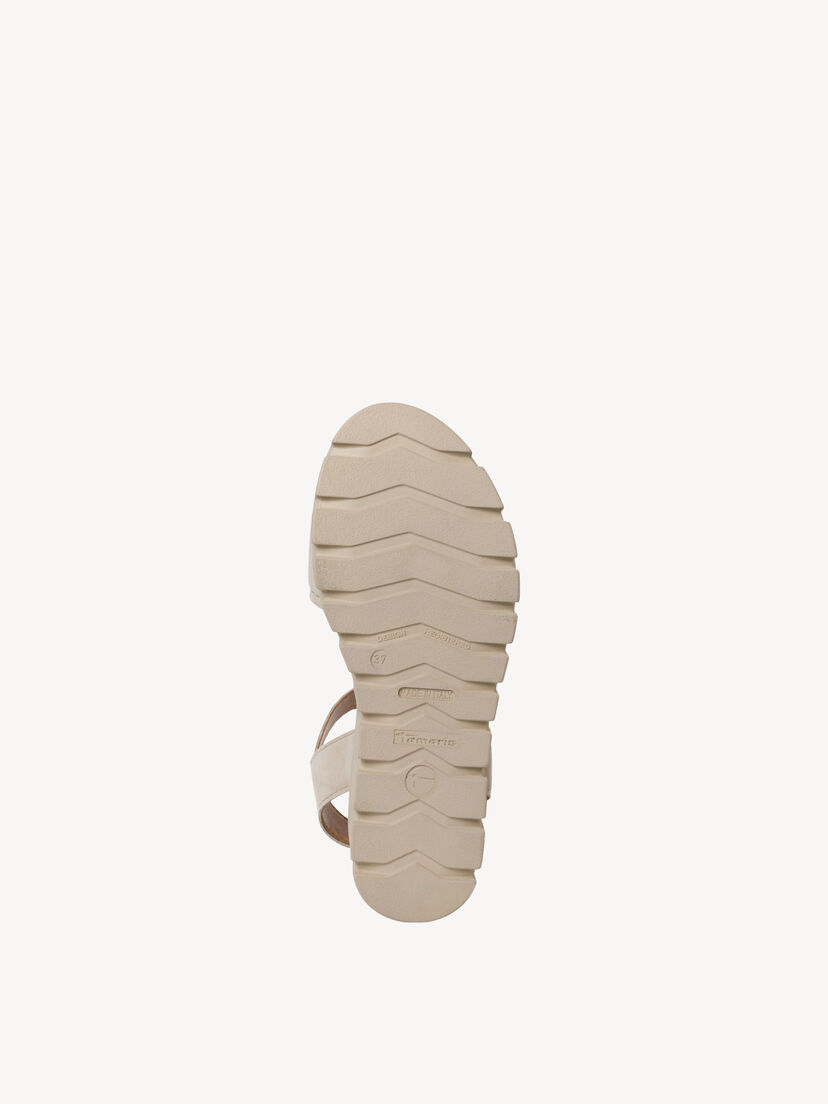 Leren Sandaaltje - bruin, TAUPE SUEDE, hi-res