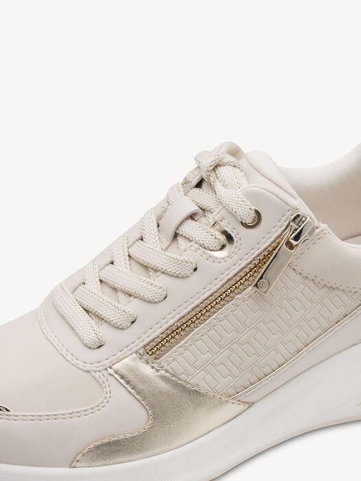 Sneaker, IVORY/GOLD, hi-res