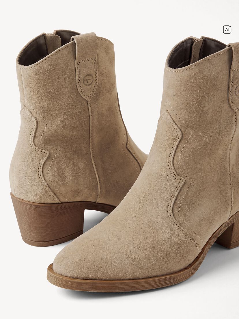 Enkellaarsje, beige, hi-res