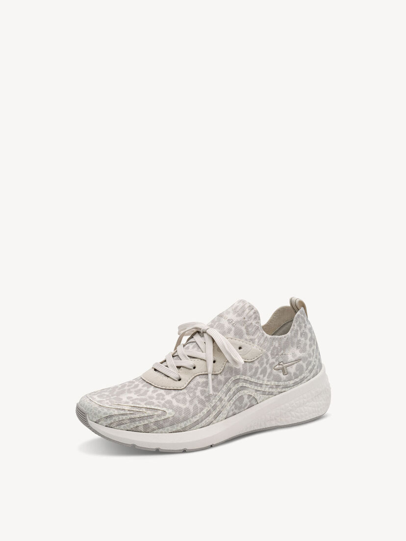 Sneaker - grijs, LEOPARD, hi-res