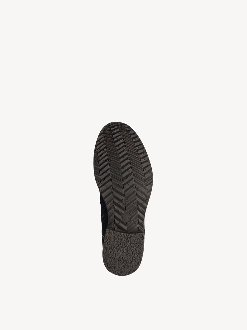Bottine Chelsea en cuir - bleu, NAVY, hi-res