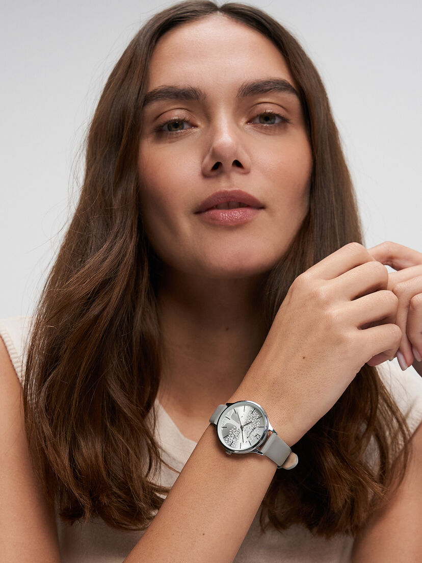 Horloge - zilver, silber-grau, hi-res