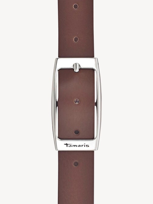 Ceinture en cuir, cognac, hi-res