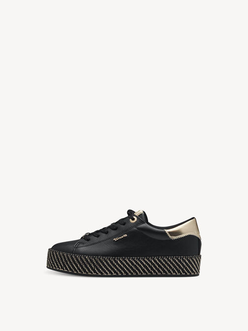 Sneaker, BLACK/GOLD, hi-res