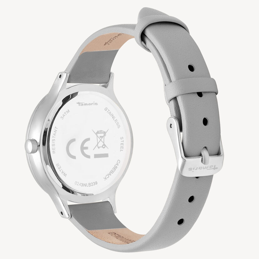 Horloge - zilver, silber-grau, hi-res