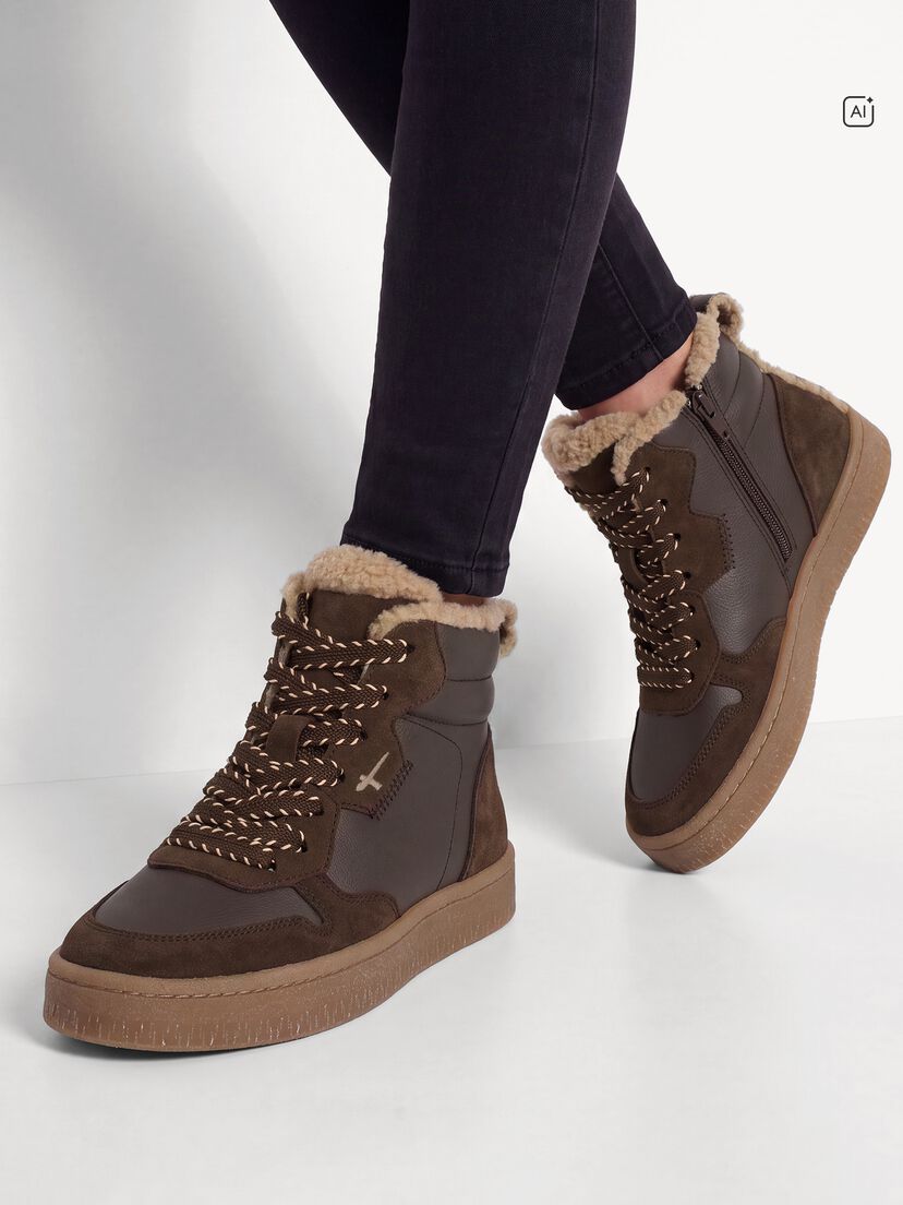 Sneaker - bruin, MOCCA COMB, hi-res