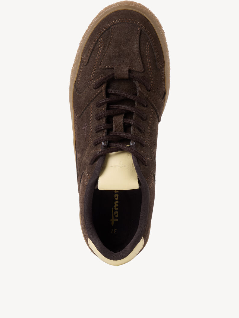 Leren Sneaker - bruin, MOCCA COMB, hi-res