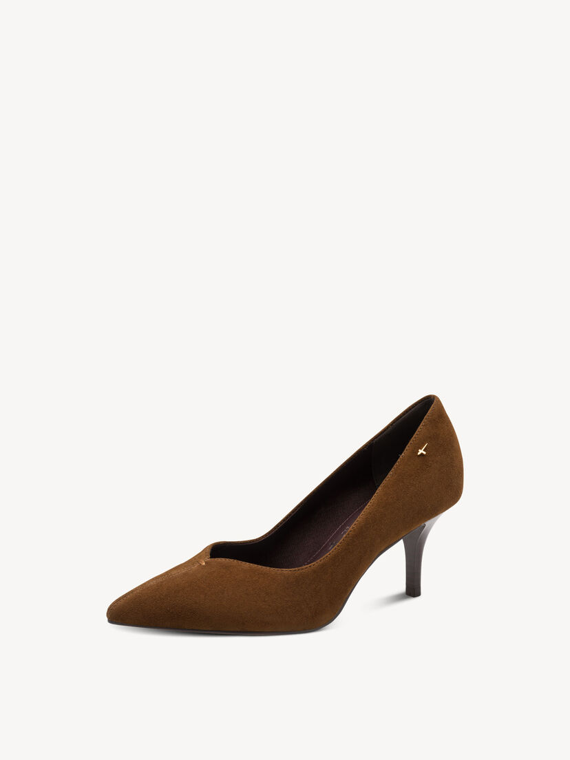 Leren Pumps - bruin, cognac, hi-res