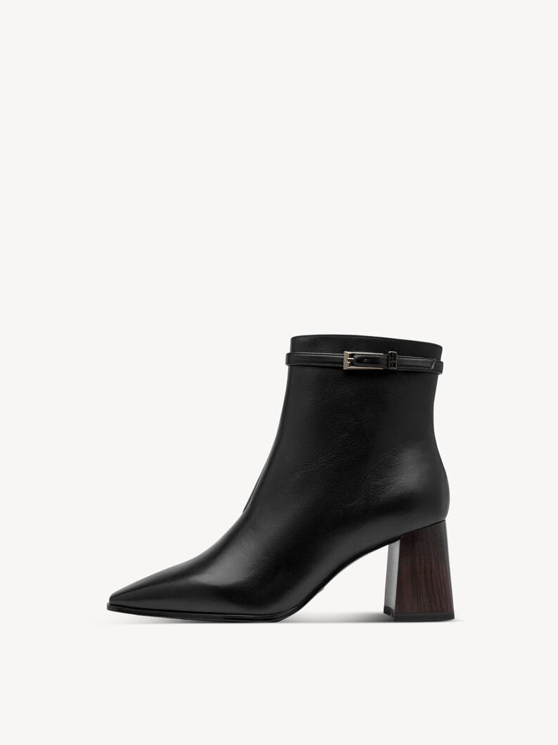 Bottine - noir, BLACK LEATHER, hi-res