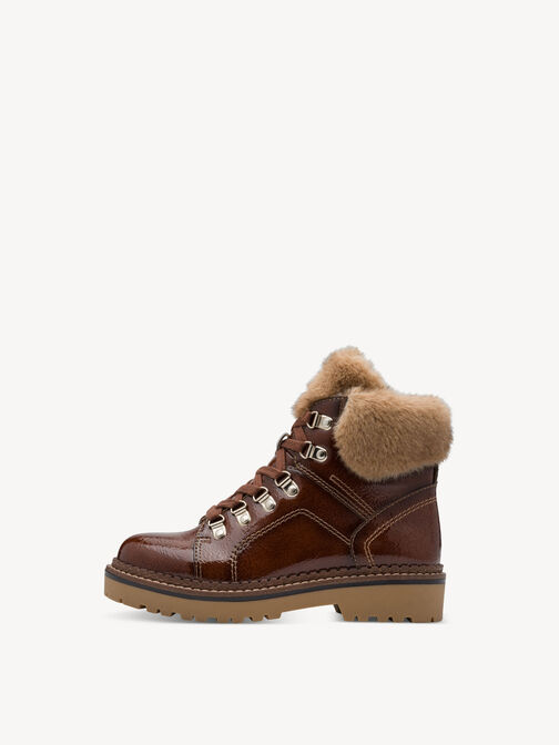 Bootie, BROWN PATENT, hi-res