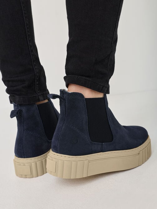 Stivaletti Chelsea, NAVY, hi-res