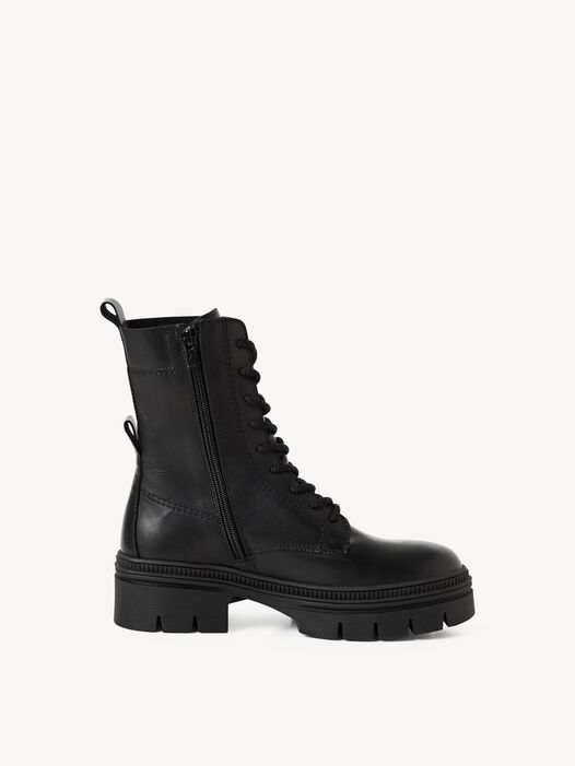 Enkellaarsje, BLACK LEATHER, hi-res