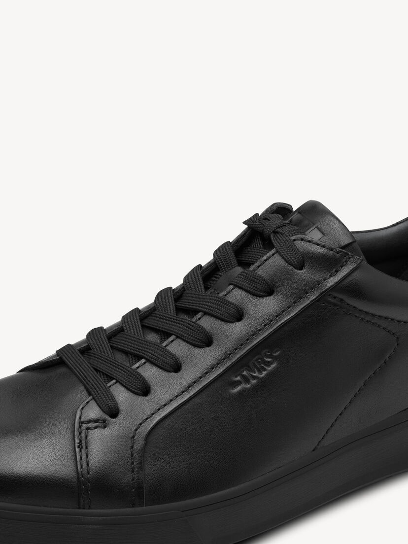 Leren Sneaker - zwart, BLACK, hi-res