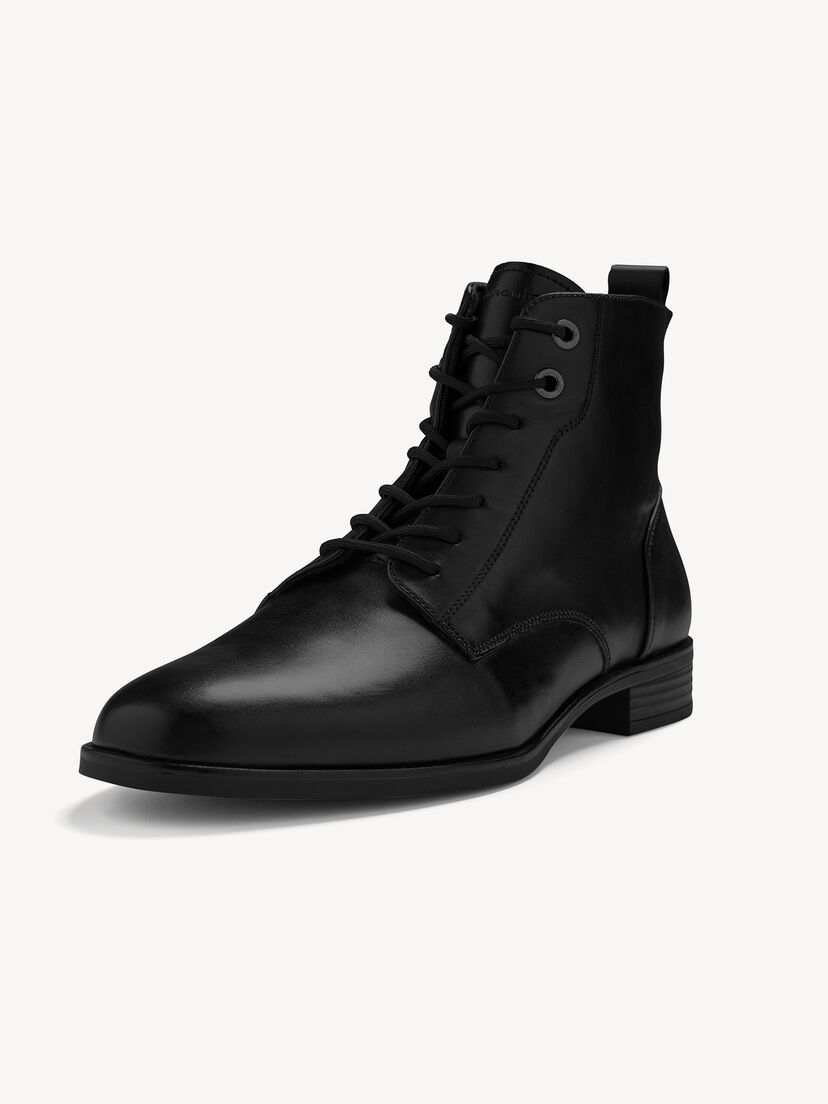 Enkellaarsje - zwart, BLACK, hi-res