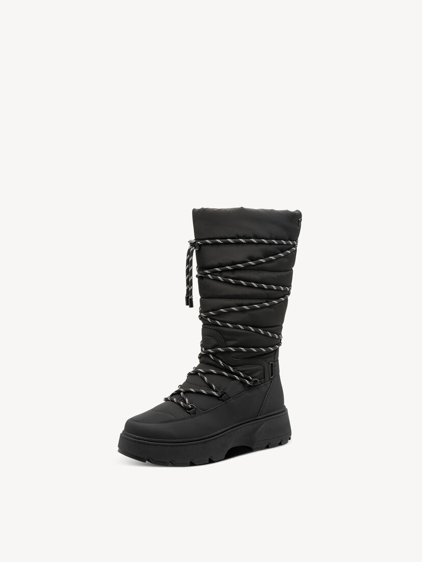Laarzen - zwart warme voering, BLACK, hi-res