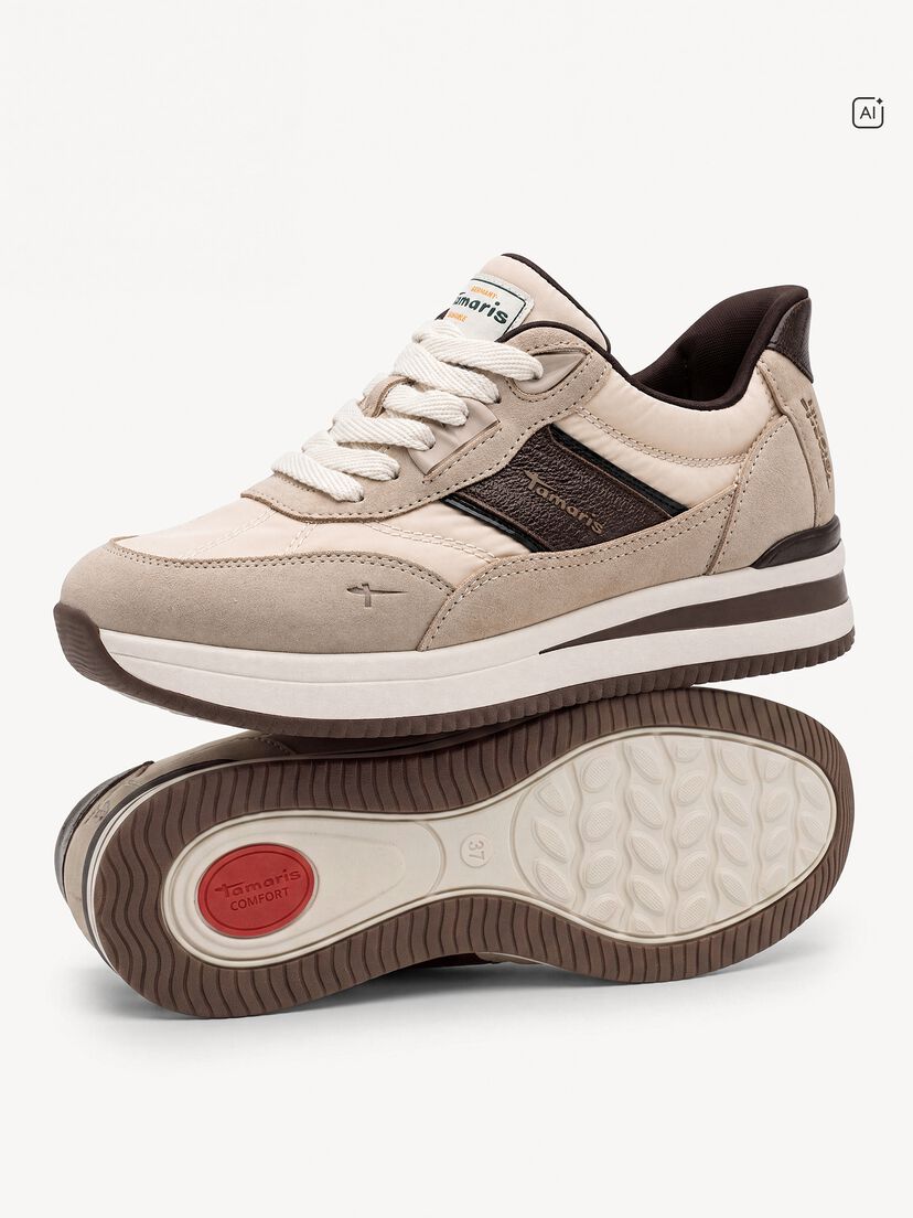 Sneaker, BEIGE COMB, hi-res