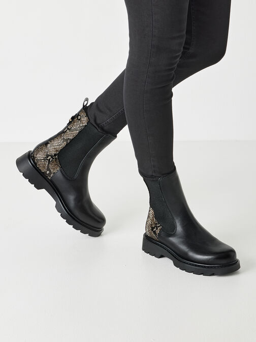 Bottine Chelsea, BLACK SNAKE, hi-res