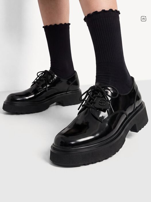 Lage schoen, BLACK, hi-res