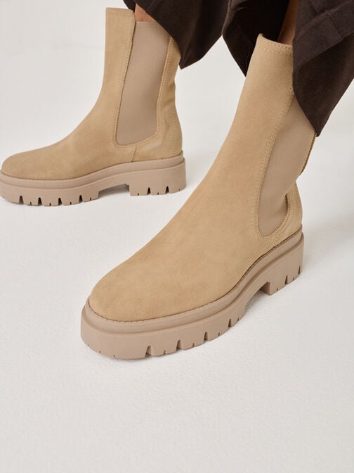 Chelsea Boot, BEIGE SUEDE, hi-res