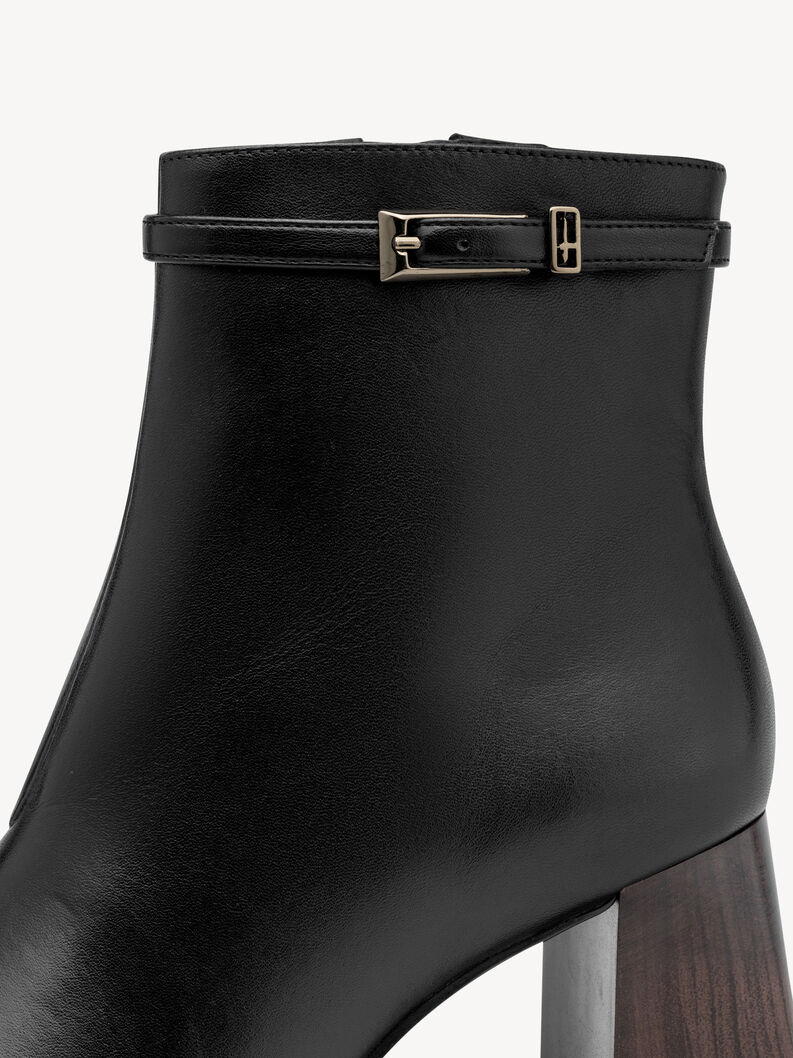 Bottine - noir, BLACK LEATHER, hi-res