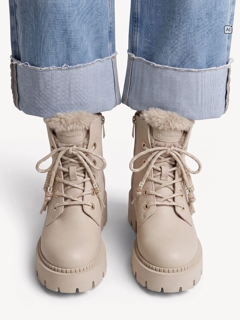 Bootie - beige warm lining, beige, hi-res