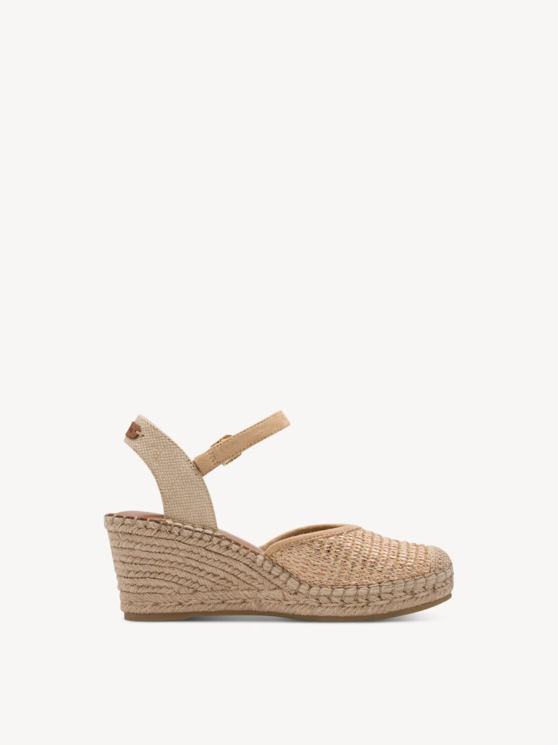 Espadrill - m&eacute;tallique, LIGHT GOLD, hi-res