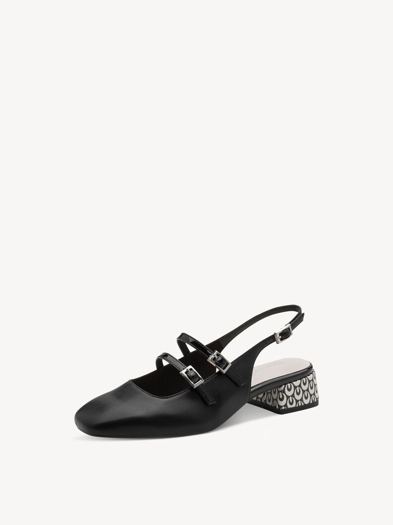 Sling pumps - black, BLACK COMB, hi-res