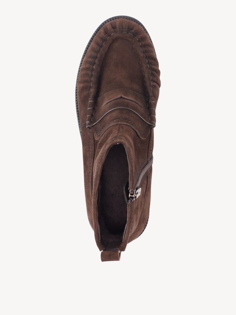 Lederstiefelette - braun, MOCCA, hi-res