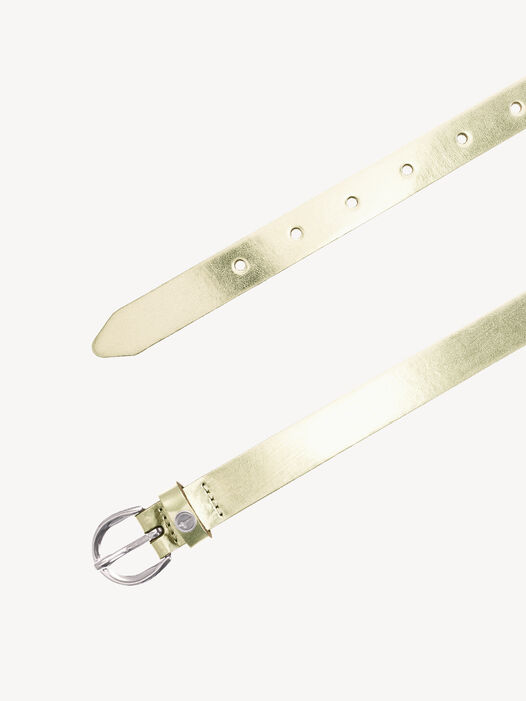 Leren riem, Platingold, hi-res