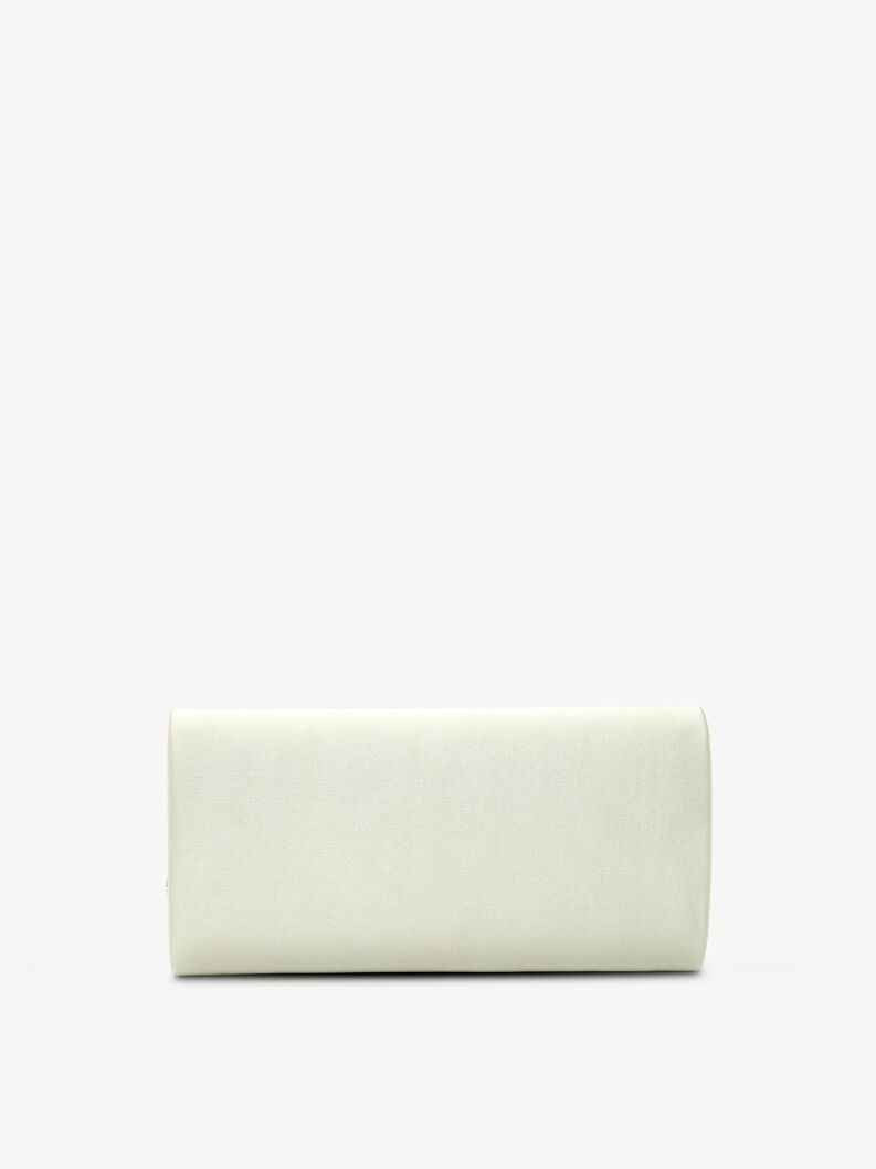Clutch bag - beige, champagner satin, hi-res